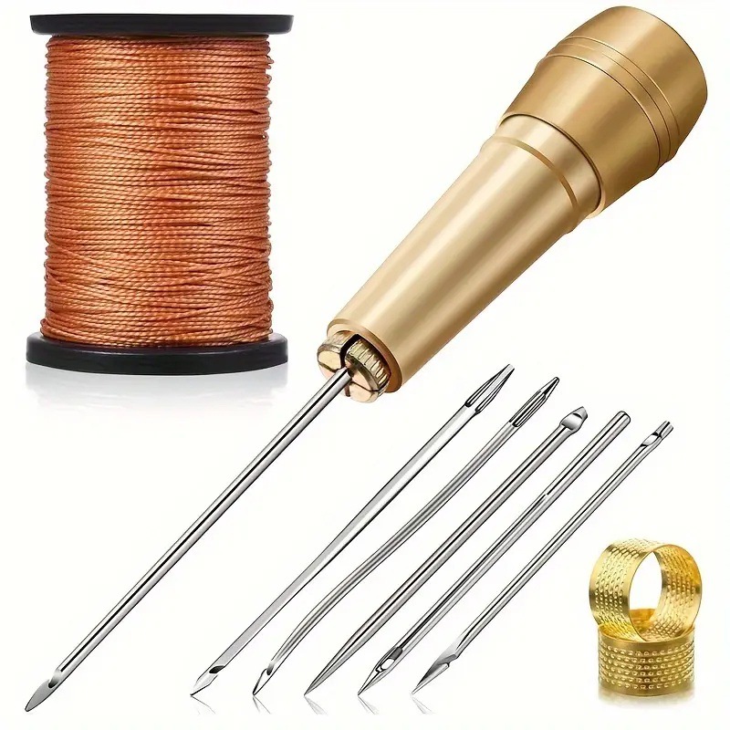 Leatherwork Tools - Strumento per Cucire in Pelle, Punzone