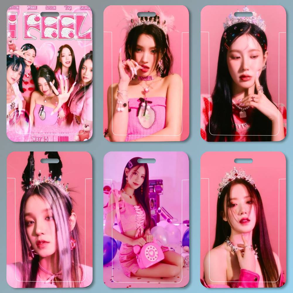 Leather Work For Kids - Porta tessere Kpop GIDLE (G)I-DLE con