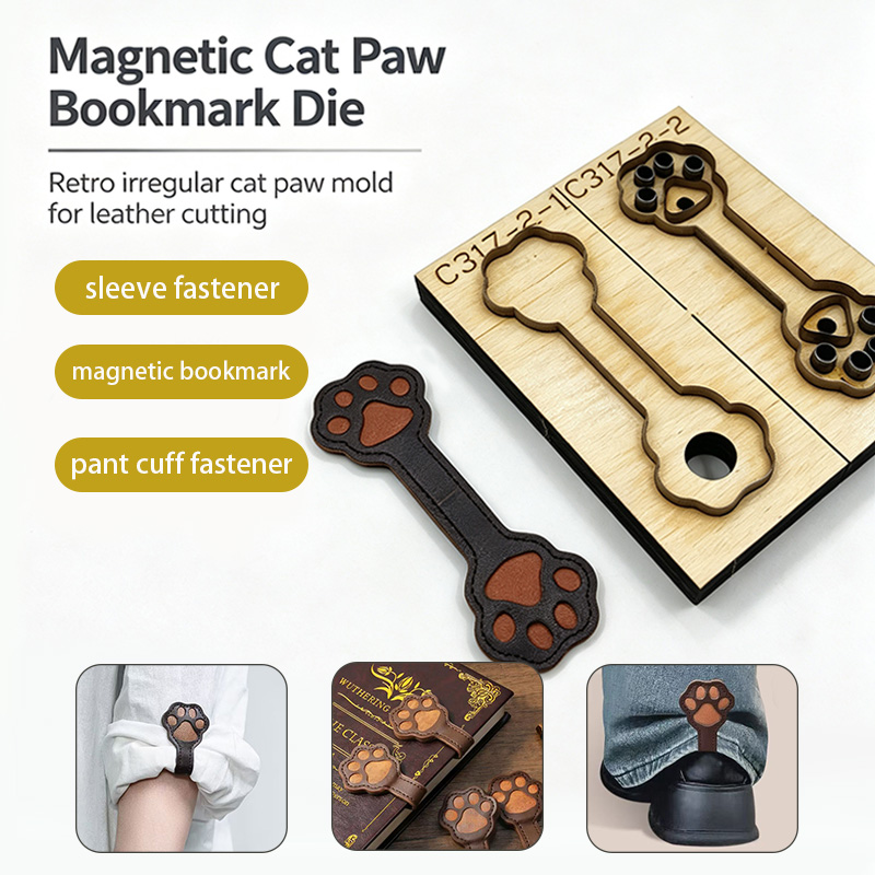 Leatherwork Projects - Stampo per taglio pelle C317 Cat