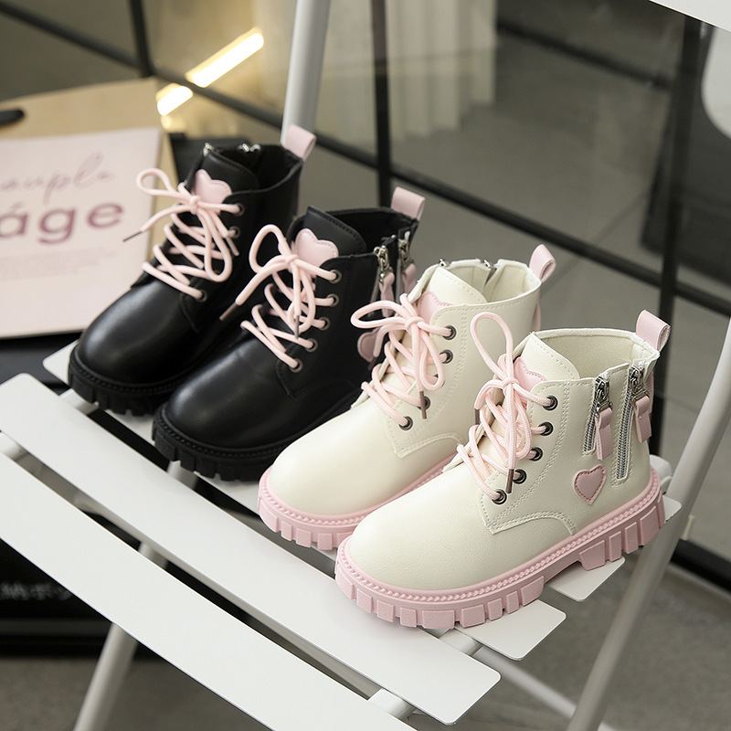 Leather Work For Kids - Stivali Invernali per Bambini Stile Vintage
