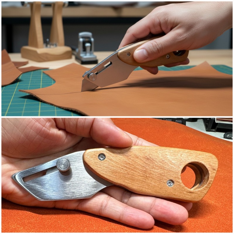 Coltello Trapezoidale in Accia - Leatherwork Projects recensione e prezzo
