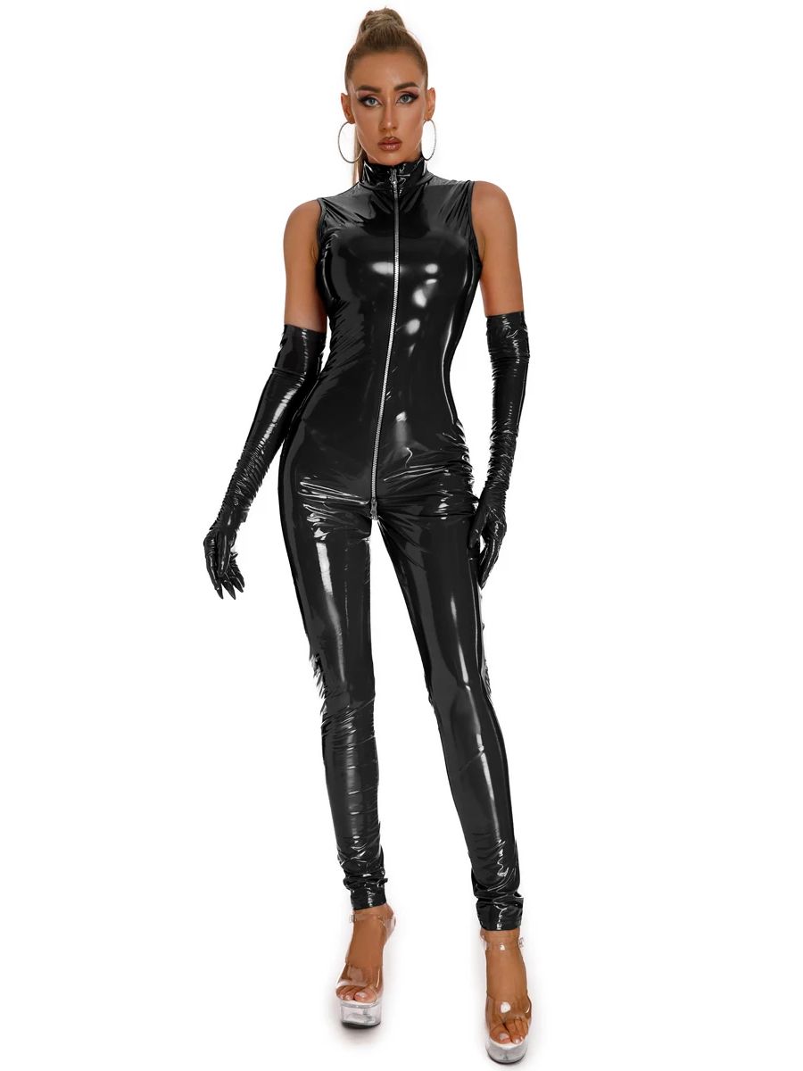Nuovo Body Unisex Senza Manich - Leather Work Overalls recensione e prezzo