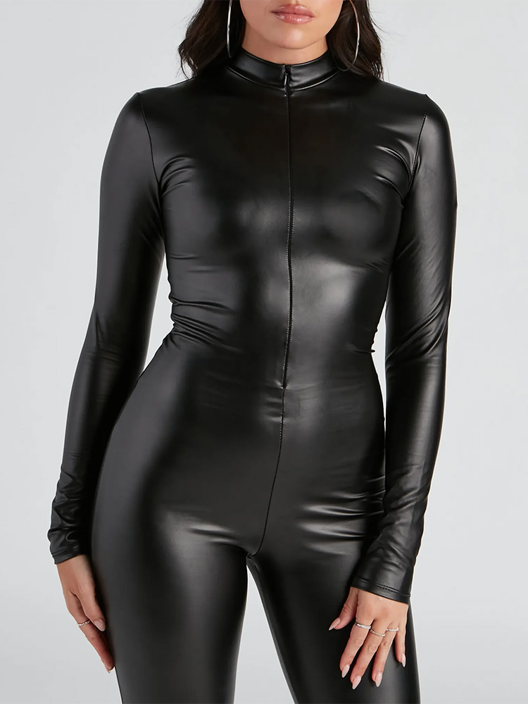 Tute intere da donna elasticiz - Leather Work Overalls recensione e prezzo