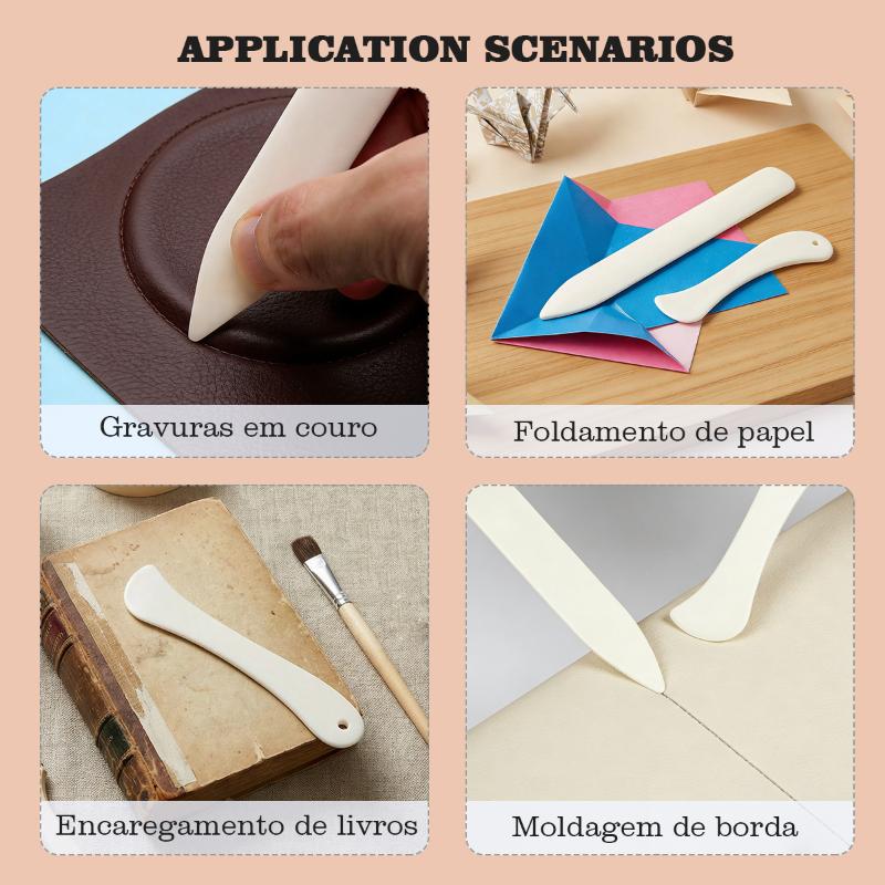 2 Pezzi Piegacarte in Pelle Re - Leatherwork Tools recensione e prezzo