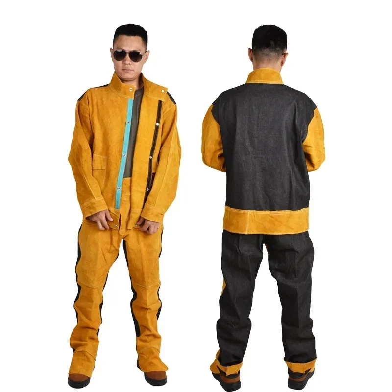 Abbigliamento di sicurezza sul - Leather Work Overalls recensione e prezzo