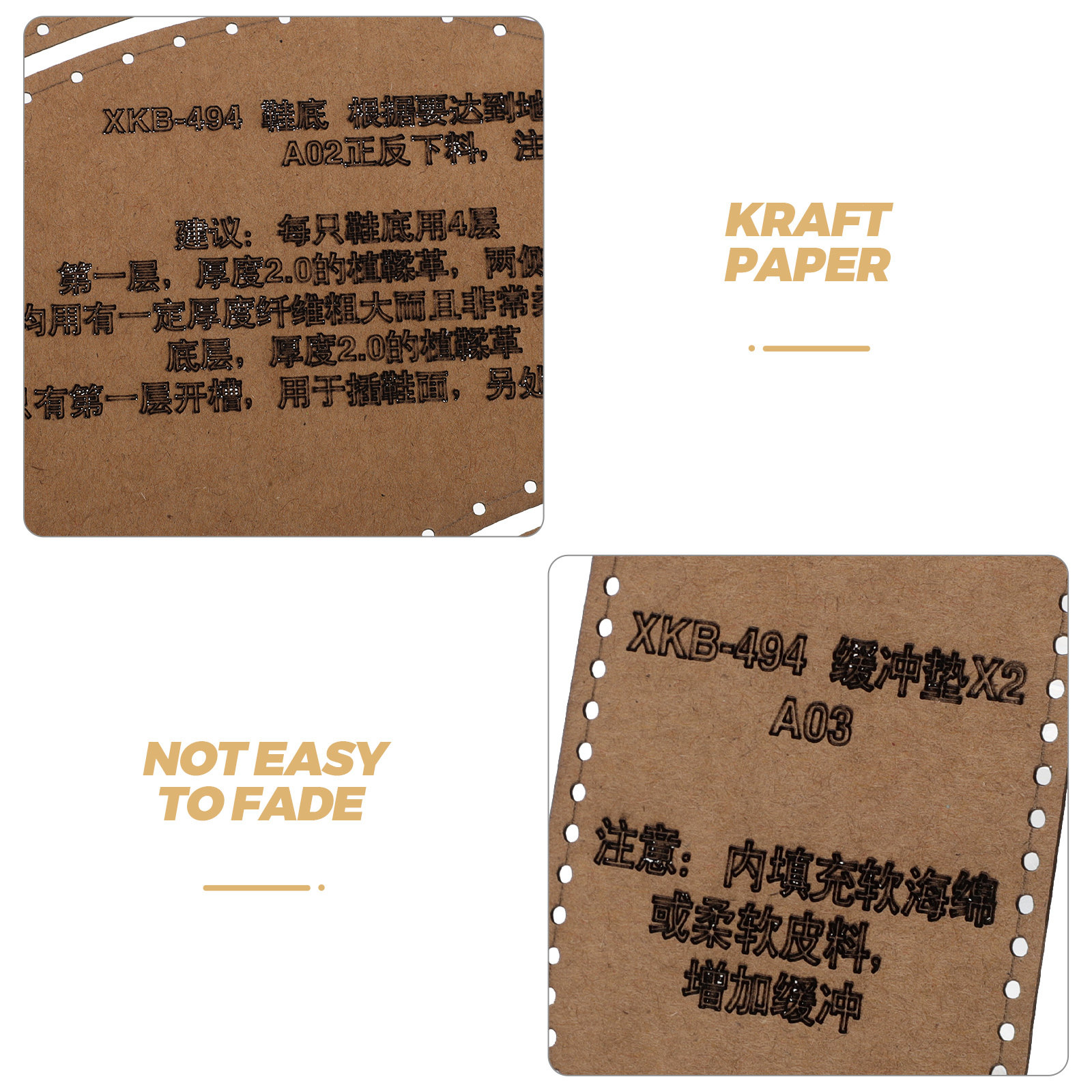 1 set di modelli per pantofole - Leatherwork For Beginners recensione e prezzo